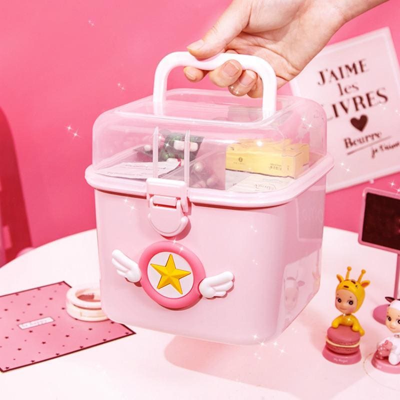 Cute Pink Storage Boxs MK14882 - KawaiiMoriStore