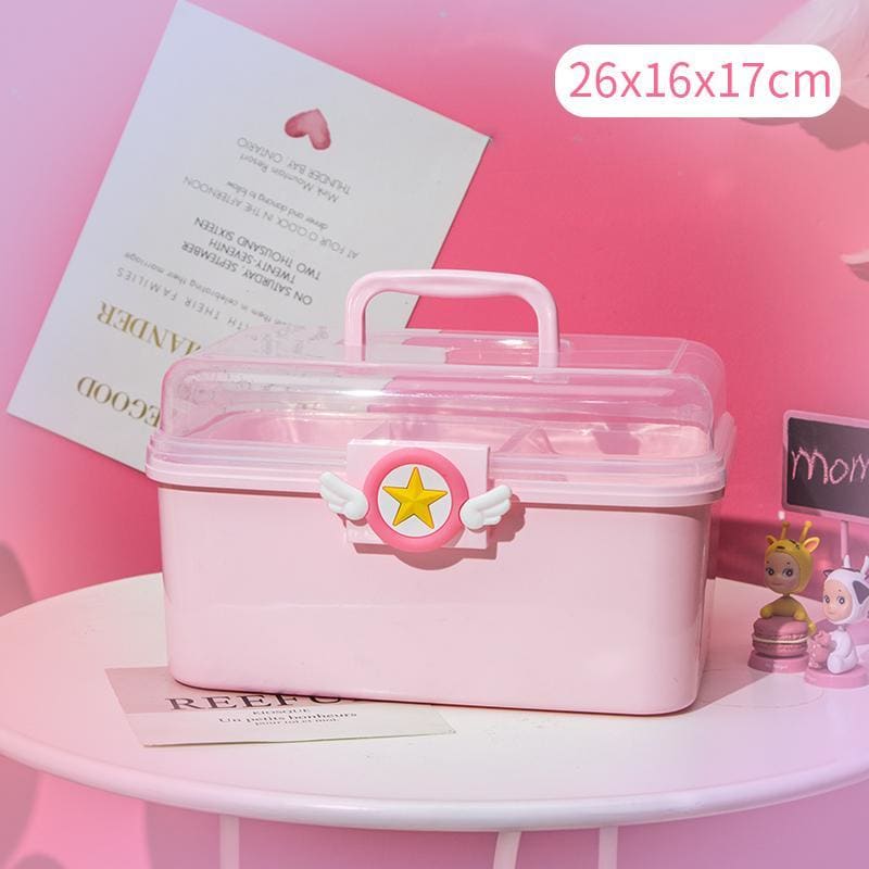 Cute Pink Storage Boxs MK14882 - KawaiiMoriStore