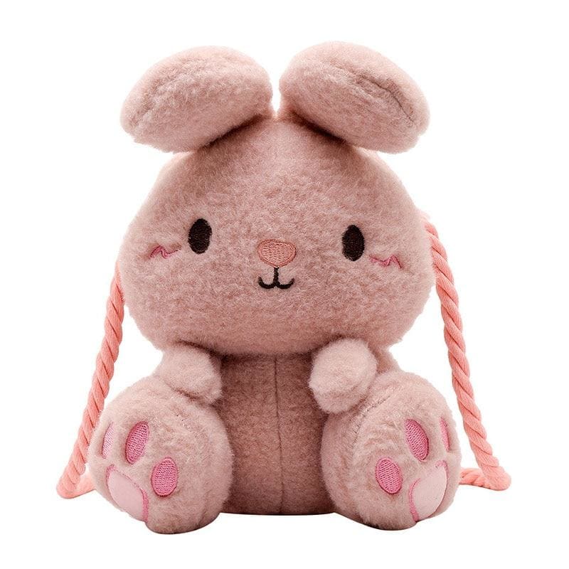 Cute Plush Rabbit Single Shoulder Bag MK15059 - KawaiiMoriStore