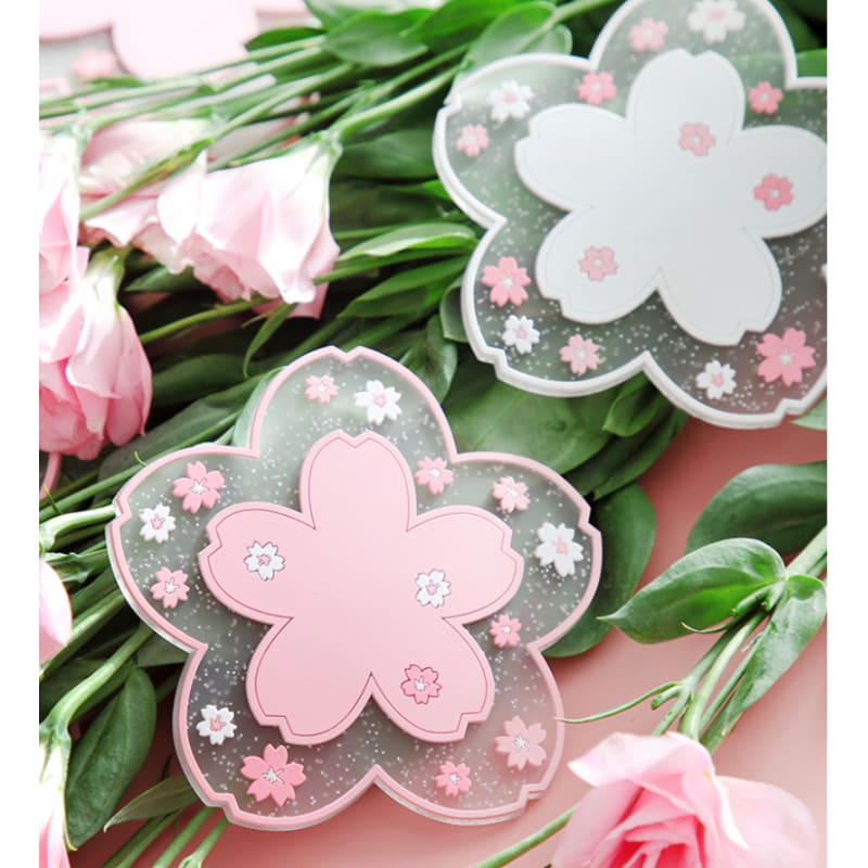 Cute Sakura Cup Mat MK15860 - KawaiiMoriStore