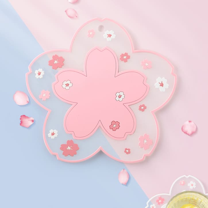 Cute Sakura Cup Mat MK15860 - KawaiiMoriStore