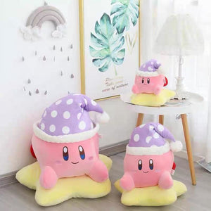 Cute Sleepy  Kirby Plush Toy Pillow MK15802 - KawaiiMoriStore