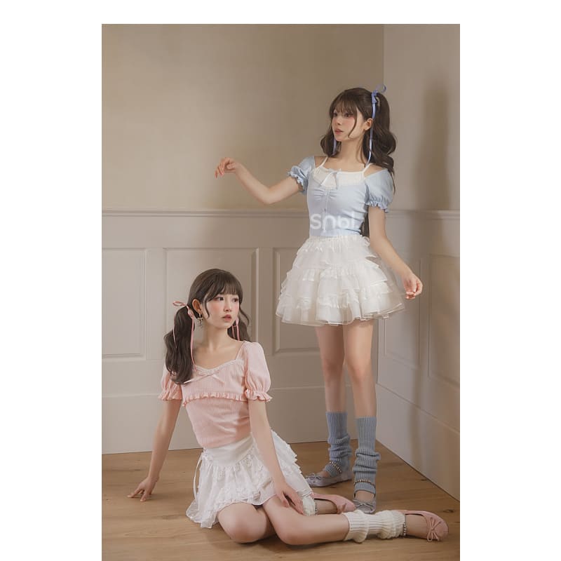 Cute Soft Dreamy Girl Pastel Outfit ON624 - set