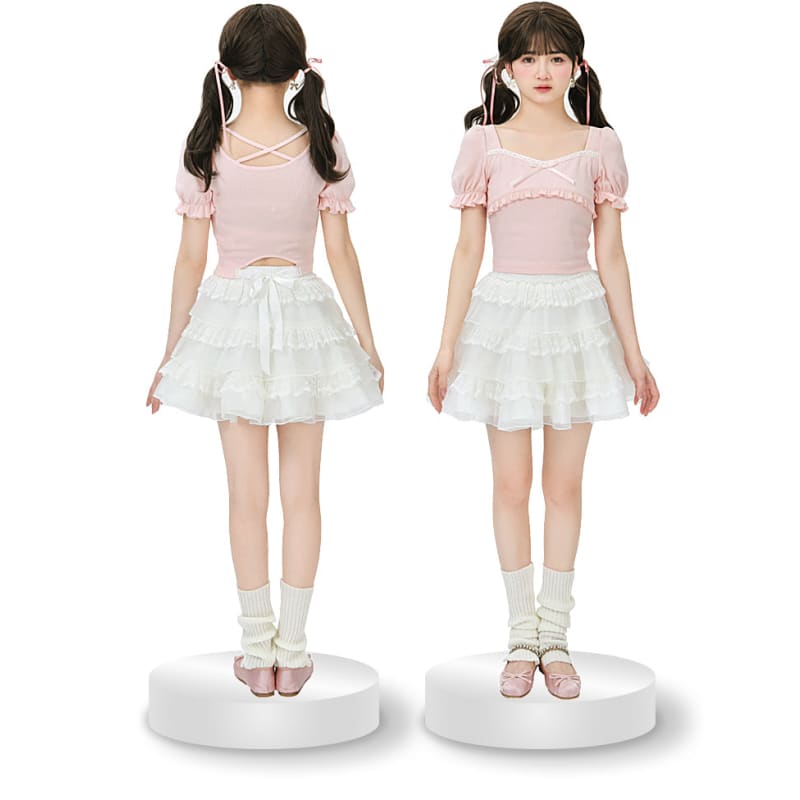 Cute Soft Dreamy Girl Pastel Outfit ON624 - set