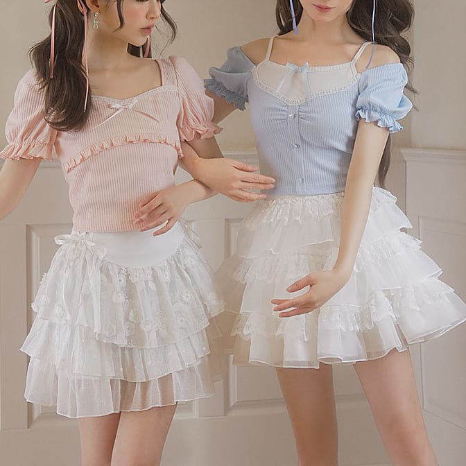 Cute Soft Dreamy Girl Pastel Outfit ON624 - set