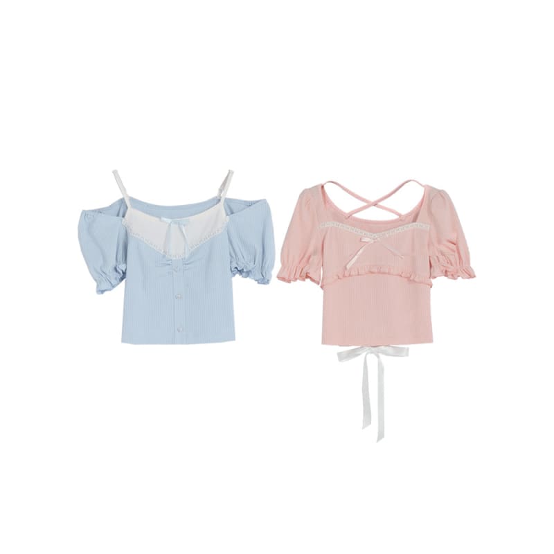 Cute Soft Dreamy Girl Pastel Outfit ON624 - set