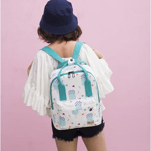 Cute Strawberry Print Waterproof Backpack MK15087 - KawaiiMoriStore