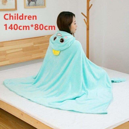 Cute Super Comfy Kawaii Animals Blanket Cape MM1708 - Cape