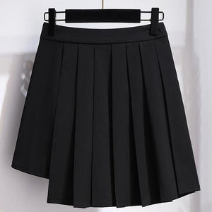 Cute Vintage Black Forest Print T-Shirt Pleated Skirt Set MK15896 - KawaiiMoriStore