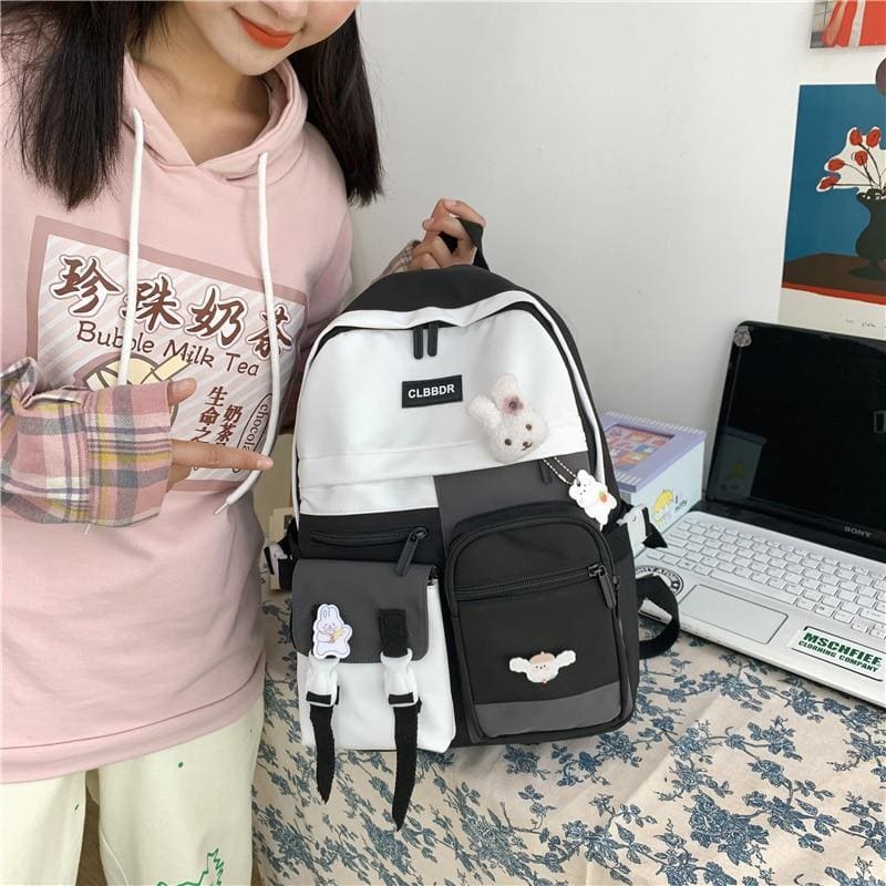 Cute Waterproof Nylon Backpack - 152401