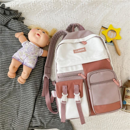 Cute Waterproof Nylon Backpack - 152401