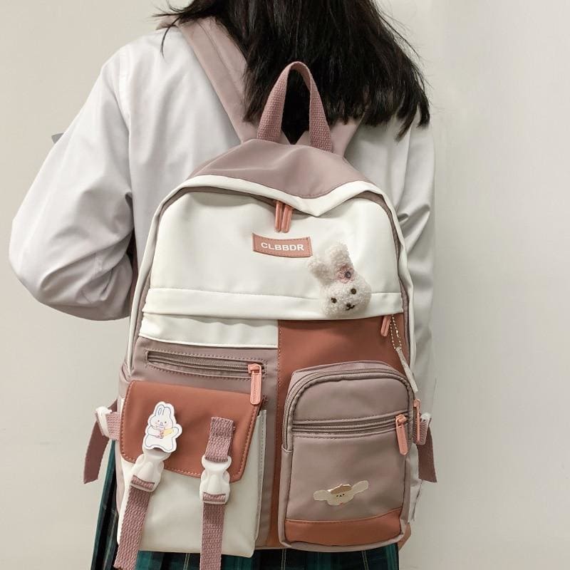 Cute Waterproof Nylon Backpack - 152401
