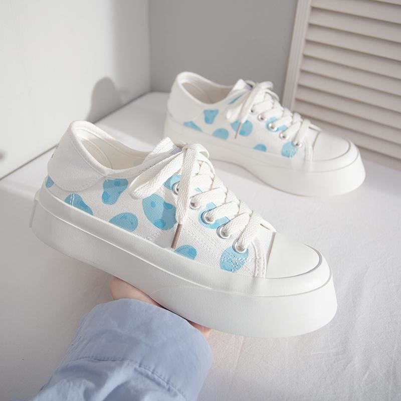 Cute White Star Wars Canvas Shoes MM1169 - KawaiiMoriStore