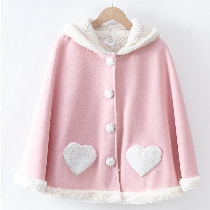 Cute Wings Pink Cloak MK15612 - KawaiiMoriStore