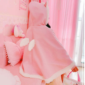Cute Wings Pink Cloak MK15612 - KawaiiMoriStore