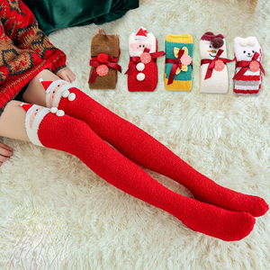 Kawaii Plush Christmas Knee Socks MM2296