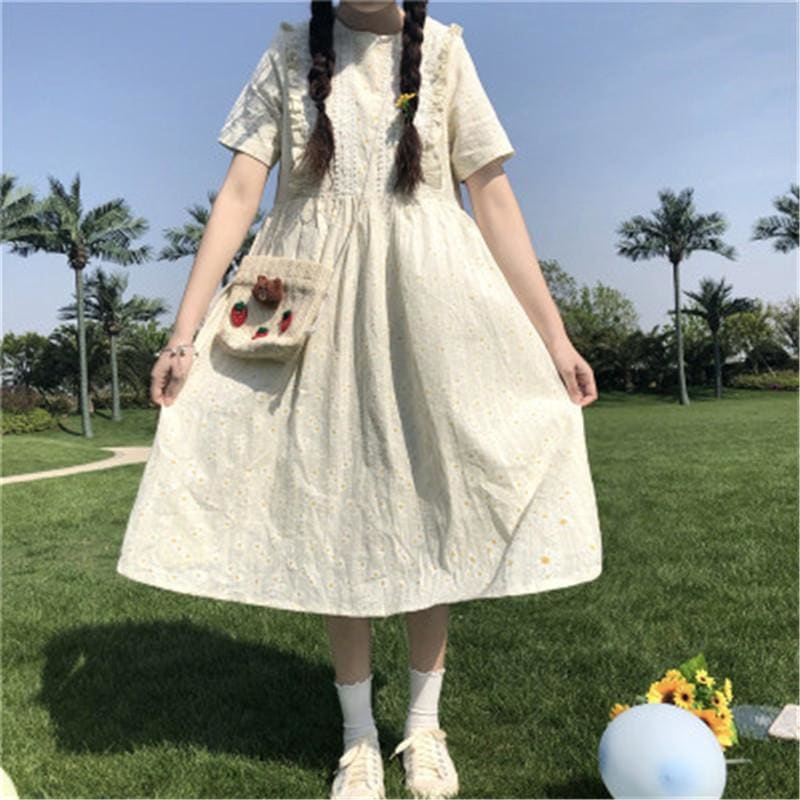 Daisy River Mori Girl Summer Midi Dress - One Size