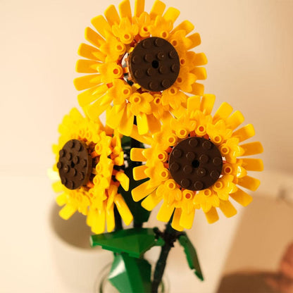 DIY Building Sunflower Blocks - 1 pc - block