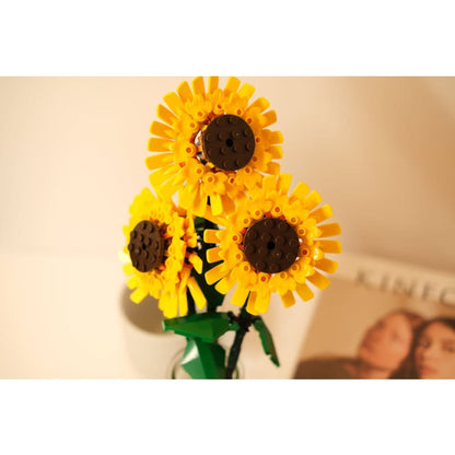 DIY Building Sunflower Blocks - 1 pc - block