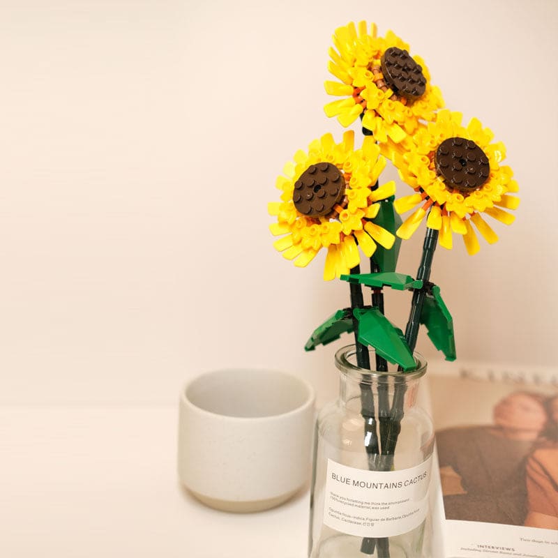 DIY Building Sunflower Blocks - 1 pc - block