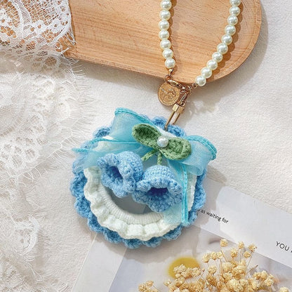 DIY Lily of the valley pendant - B / Blue - DIY