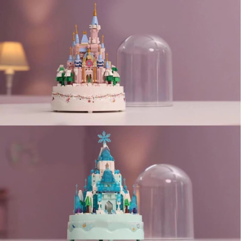 DIY patchwork castle music box gift - DIY