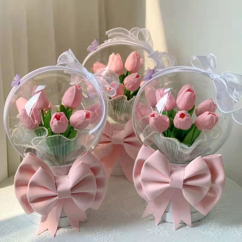 Diy Tulip Bubble LED Flower Bouquet LIN125 - gift