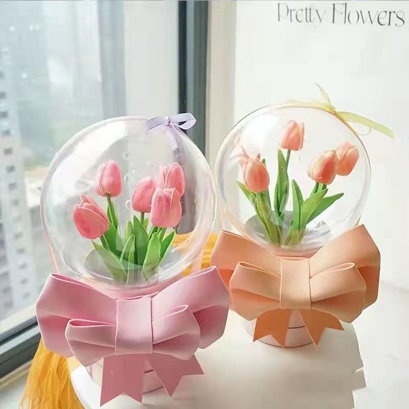 Diy Tulip Bubble LED Flower Bouquet LIN125 - gift