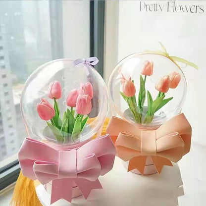 Diy Tulip Bubble LED Flower Bouquet LIN125 - gift