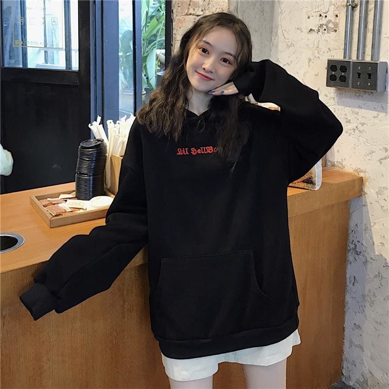 Egirl Devil Horn Hoodie - hoodie