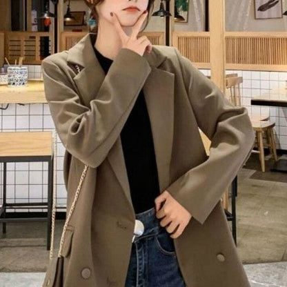 Elegant Fashion Double Breasted Coat SS1785 - KawaiiMoriStore