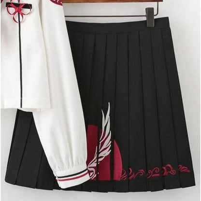 Embroidery Girls Japanese School Uniforms High School Sailor Suit MK352 - KawaiiMoriStore