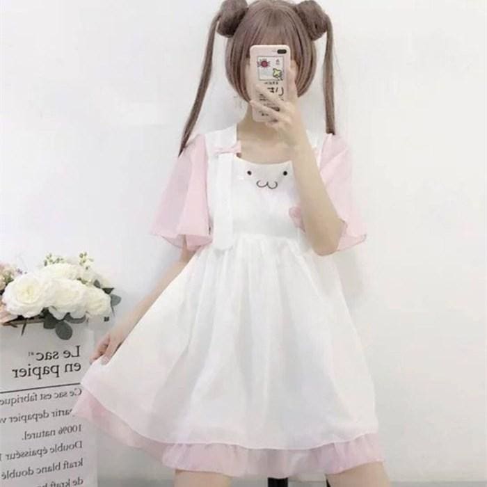 Fashion Cute Lop-eared Rabbit Dress MM1070 - KawaiiMoriStore