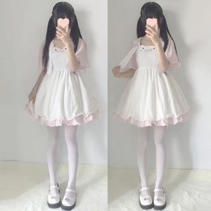 Fashion Cute Lop-eared Rabbit Dress MM1070 - KawaiiMoriStore