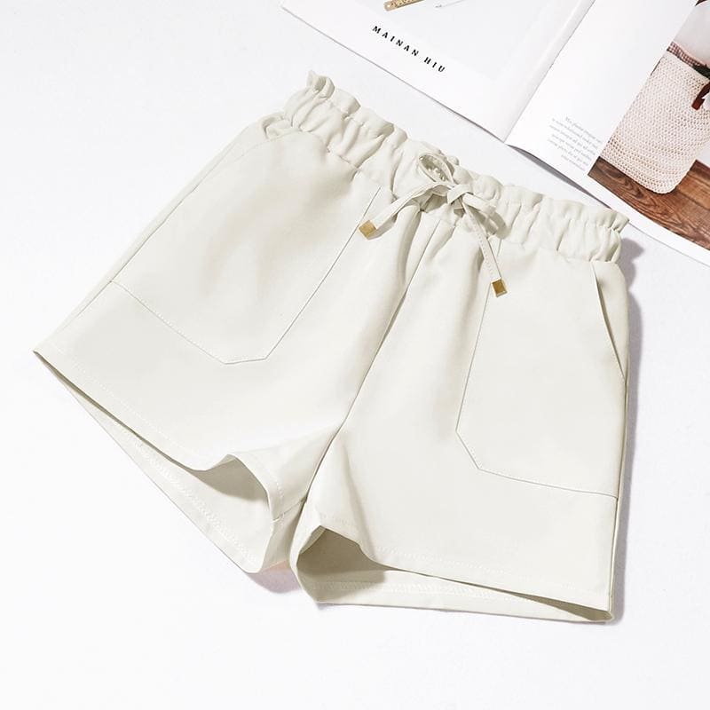 Fashion High Waisted Chiffon Shorts MK15965 - KawaiiMoriStore