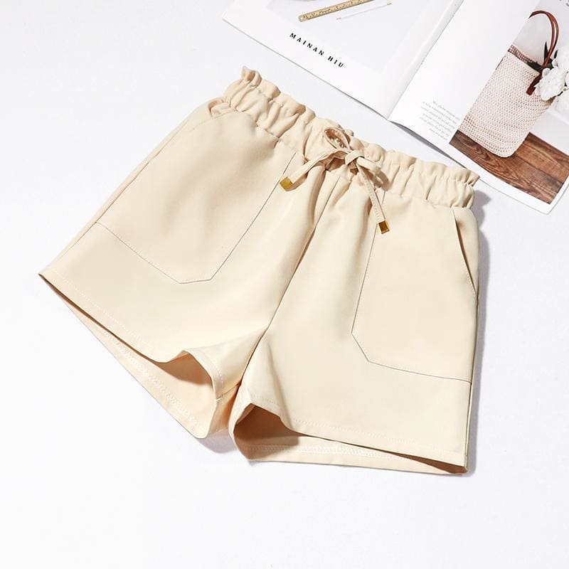 Fashion High Waisted Chiffon Shorts MK15965 - KawaiiMoriStore