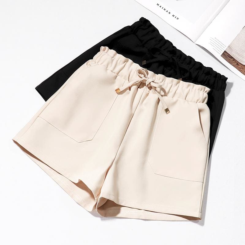 Fashion High Waisted Chiffon Shorts MK15965 - KawaiiMoriStore