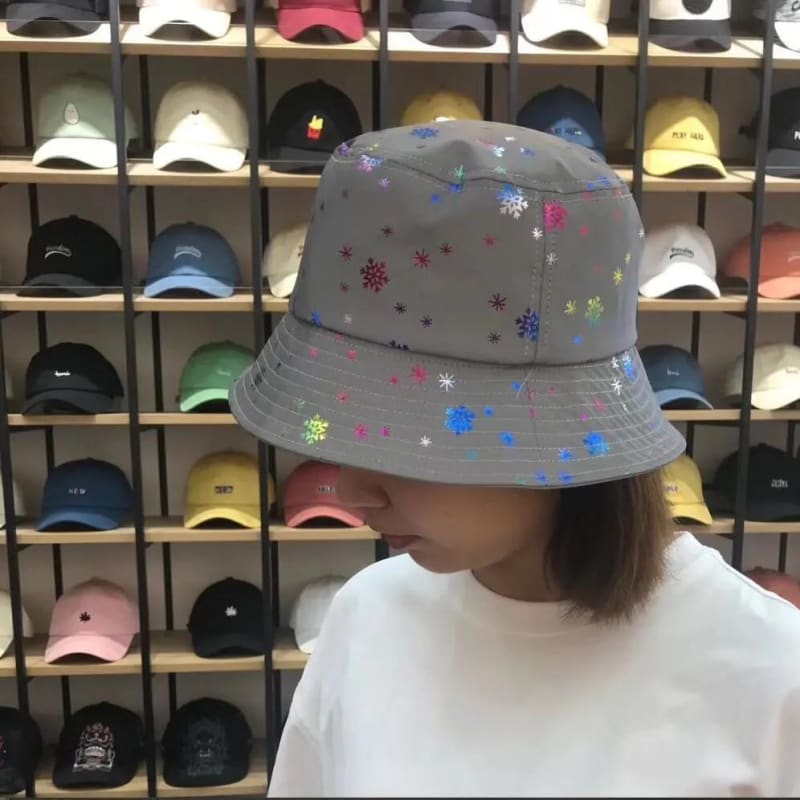 Fashion Reflective Hiphop Cap MK0425 - KawaiiMoriStore