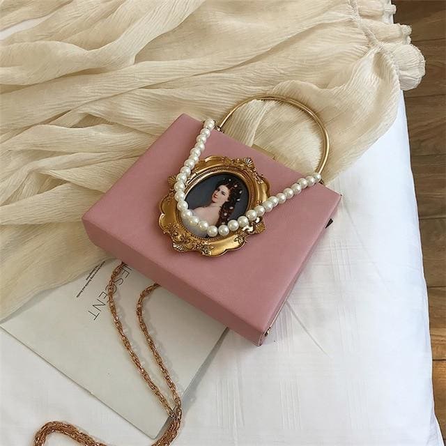 Femme Marquess Aesthetic Bag with Pearls