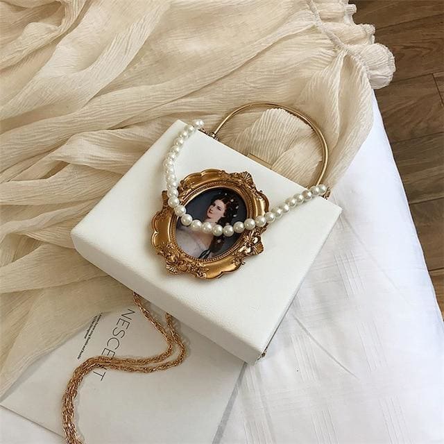 Femme Marquess Aesthetic Bag with Pearls