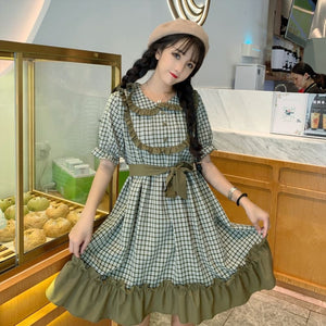 FernGarden Mori Girl Short Sleeve Dolly Dress - One Size