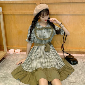 FernGarden Mori Girl Short Sleeve Dolly Dress - One Size