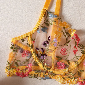Floral Lingerie Set - lingerie