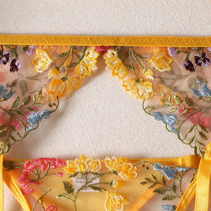 Floral Lingerie Set - lingerie