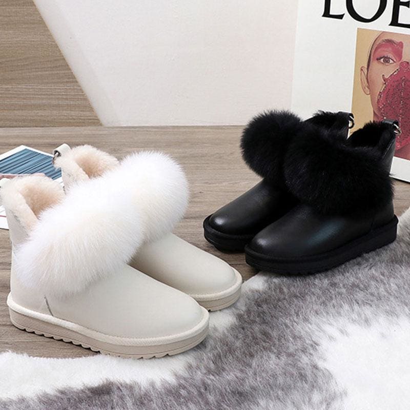 Fluffy Waterproof Inner Fleece Snow Boots MK15610 - KawaiiMoriStore