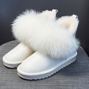 Fluffy Waterproof Inner Fleece Snow Boots MK15610 - KawaiiMoriStore