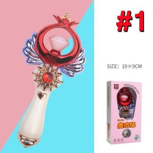 Funny Flash Music Sailor Moon Cosplay Fairy Wand Props MM1272 - KawaiiMoriStore