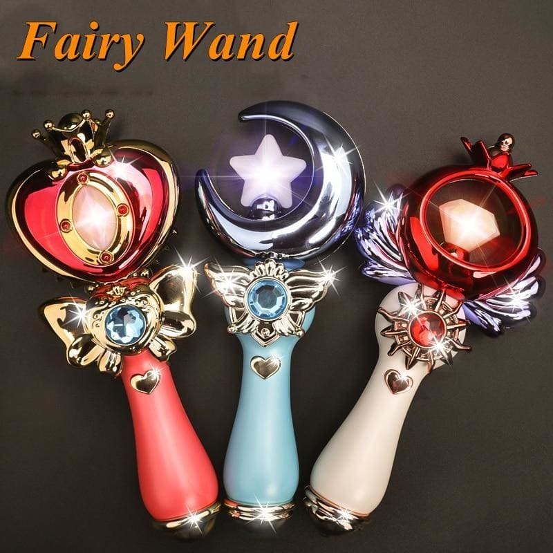 Funny Flash Music Sailor Moon Cosplay Fairy Wand Props MM1272 - KawaiiMoriStore