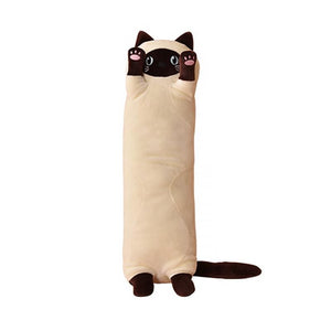 Funny Wacky Cat Big Throw Pillow MK15457 - KawaiiMoriStore