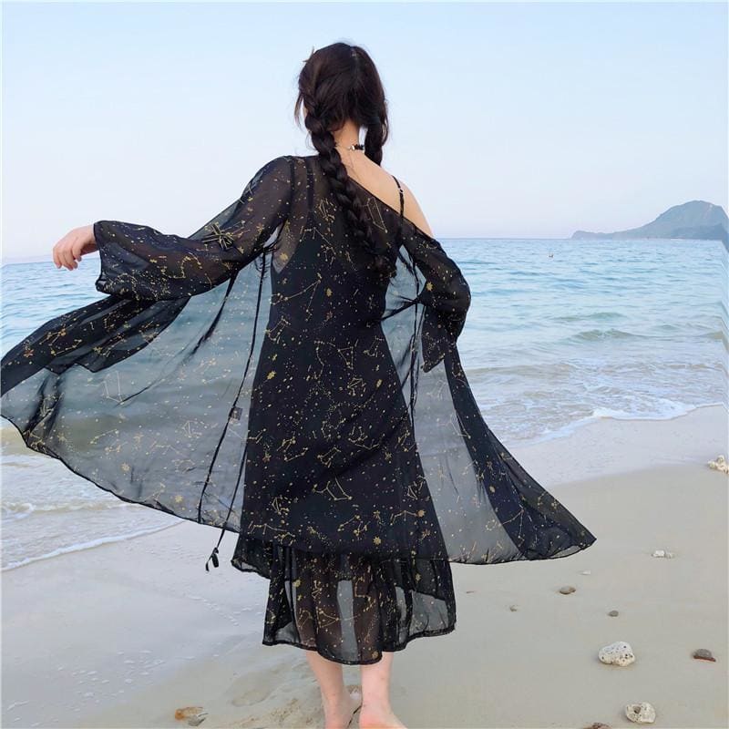 Galaxy Lovely Dress MK14910 - KawaiiMoriStore